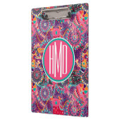 Porte-bloc Monogramme animal du motif | de style ethnique (Gauche)