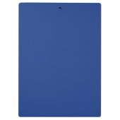 Porte-bloc Monogramme bleu simple moderne (Dos)