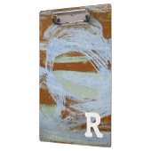 Porte-bloc Monogramme | Coucher de soleil du port (Gauche)