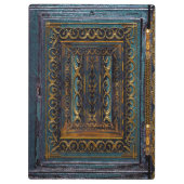 Porte-bloc Monogramme d'Algortex Elkin, style de livre ancien (Dos)