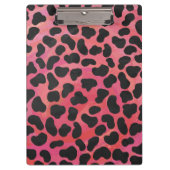 Porte-bloc Monogramme Dalmatien Noir et Rouge (Devant)