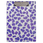 Porte-bloc Monogramme Dalmatien violet et blanc (Devant)