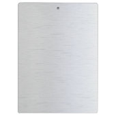 Porte-bloc Monogramme d'ardoise en titane brossé professionne (Dos)