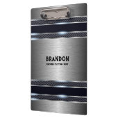 Porte-bloc monogramme de conception géométrique industrielle  (Gauche)