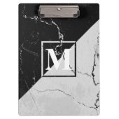 Porte-bloc Monogramme de marbre (Devant)