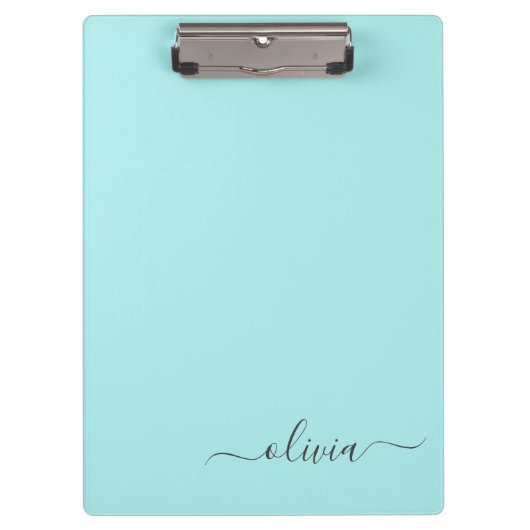 Porte-bloc Monogramme de nom féminin de style moderne sarcell (Devant)