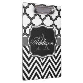 Porte-bloc Monogramme de Quatrefoil Chevron (Swatch)