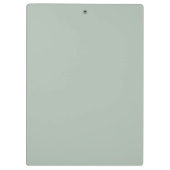 Porte-bloc Monogramme de style moderne vert sauge (Dos)
