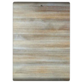 Porte-bloc Monogramme de texture de grain de bois #2 (Dos)