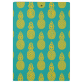 Porte-bloc Monogramme du fruit tropical | d'ananas (Dos)