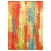 Porte-bloc Monogramme du grain de bois (Dos)