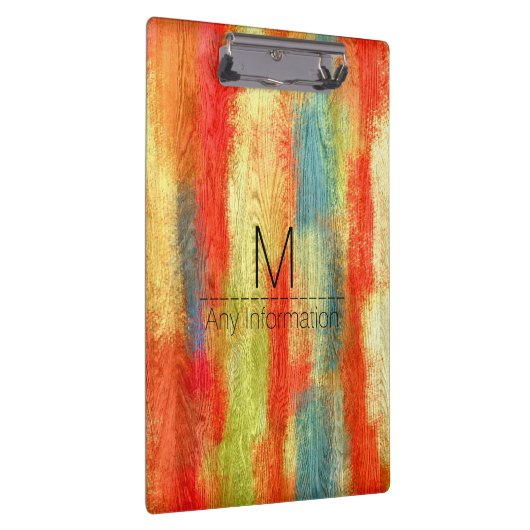 Porte-bloc Monogramme du grain de bois (Swatch)