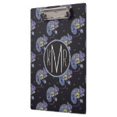 Porte-bloc Monogramme du lézard | de Zentangle (Gauche)