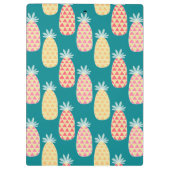 Porte-bloc Monogramme du motif | de griffonnage d'ananas (Dos)
