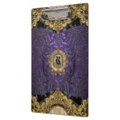 Porte-bloc Monogramme Élégant de Chalchadoriz Regal (Gauche)