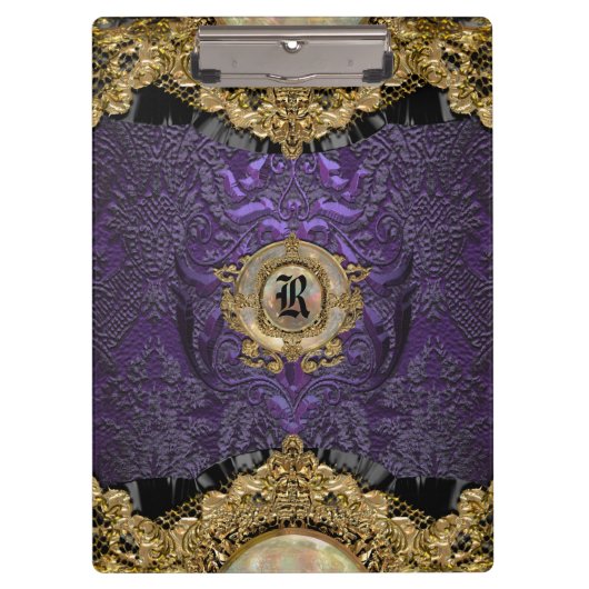 Porte-bloc Monogramme Élégant de Chalchadoriz Regal (Devant)