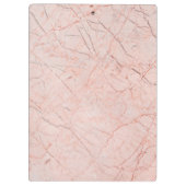 Porte-bloc Monogramme Elegant Rose Gold Gris Porte - bloc en (Dos)