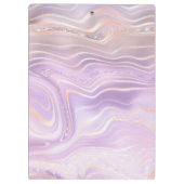 Porte-bloc Monogramme en cristal rose (Dos)