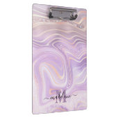 Porte-bloc Monogramme en cristal rose (Swatch)