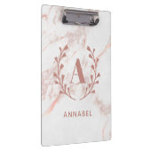 Porte-bloc Monogramme en marbre rose Toute initiale et nom pe (Swatch)