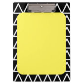 Porte-bloc Monogramme géométrique moderne (Devant)