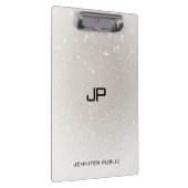 Porte-bloc Monogramme glamour personnalisé Élégant Modèle (Swatch)