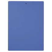 Porte-bloc Monogramme initial manuscrit propre nom bleu (Dos)