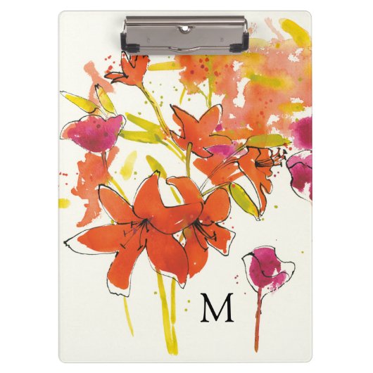 Porte-bloc Monogramme | la prune de Patty (Devant)