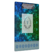 Porte-bloc Monogramme Moderne et élégant Flammes de neige d'h (Swatch)