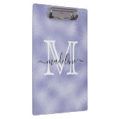 Porte-bloc Monogramme moderne violet à huile violette (Swatch)