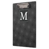 Porte-bloc Monogramme motif des cercles de charbon (Gauche)