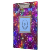 Porte-bloc Monogramme Motif moderne et élégant (Gauche)