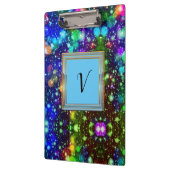 Porte-bloc Monogramme Motif moderne et élégant (Gauche)