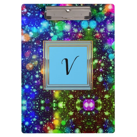 Porte-bloc Monogramme Motif moderne et élégant (Devant)