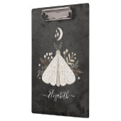 Porte-bloc Monogramme Mystique Luna Moth Céleste (Gauche)