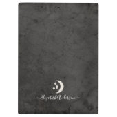 Porte-bloc Monogramme Mystique Luna Moth Céleste (Dos)