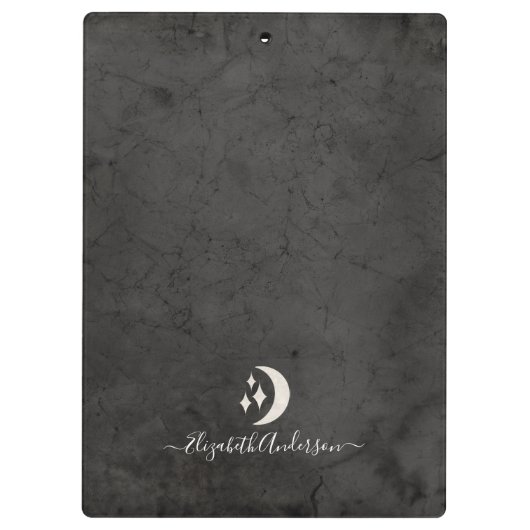 Porte-bloc Monogramme Mystique Luna Moth Céleste (Dos)