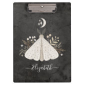 Porte-bloc Monogramme Mystique Luna Moth Céleste (Devant)