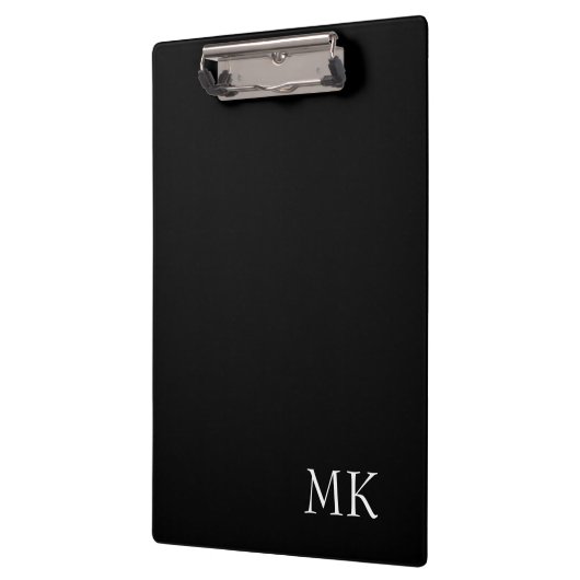 Porte-bloc Monogramme noir blanc (Gauche)