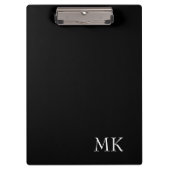 Porte-bloc Monogramme noir blanc (Devant)