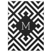 Porte-bloc Monogramme noir et blanc (Dos)