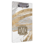 Porte-bloc Monogramme | Or et gris (Swatch)