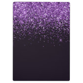 Porte-bloc Monogramme Pailleté Violet & Diamants (Dos)