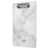 Porte-bloc Monogramme personnalisé classique (Gauche)