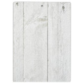 Porte-bloc Monogramme personnalisé Rustique (Dos)