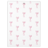 Porte-bloc Monogramme Petit Bow Rose (Dos)