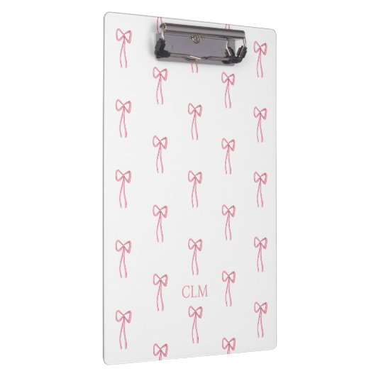 Porte-bloc Monogramme Petit Bow Rose (Swatch)