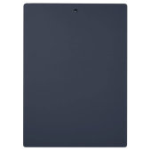 Porte-bloc Monogramme professionnel simple Navy bordure blanc (Dos)