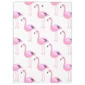 Porte-bloc Monogramme rose des Flamants roses | (Dos)
