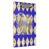 Porte-bloc Monogramme Royal Blue et Gold Glam (Swatch)
